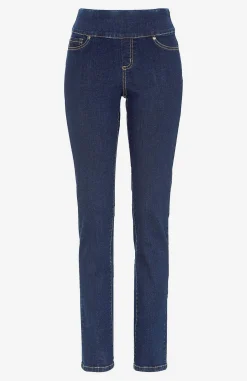 Høj Talje|Flere Længder-Cellbes of Sweden Elastisk jegging med høj elastisk talje Elin Mørkeblå / Denim