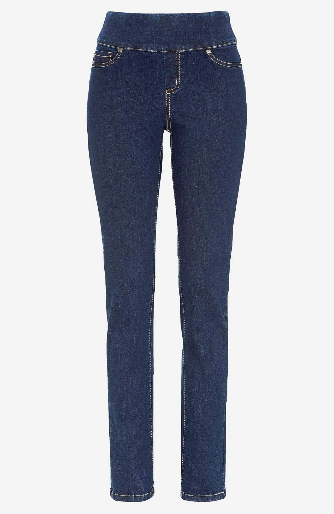Høj Talje|Flere Længder-Cellbes of Sweden Elastisk jegging med høj elastisk talje Elin Mørkeblå / Denim