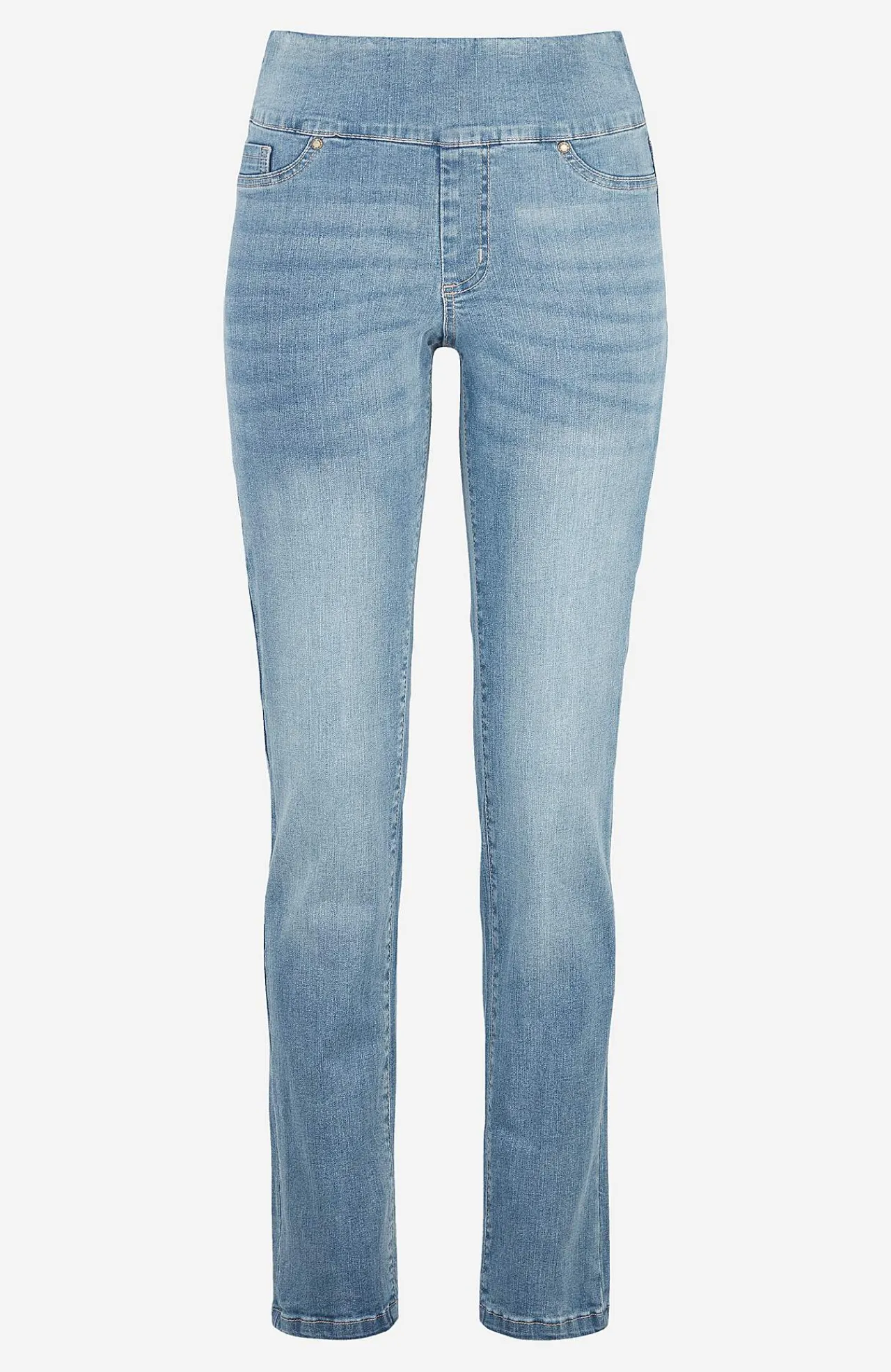 Høj Talje|Flere Længder-Cellbes of Sweden Elastisk jegging med høj elastisk talje Elin Lyseblå / Denim