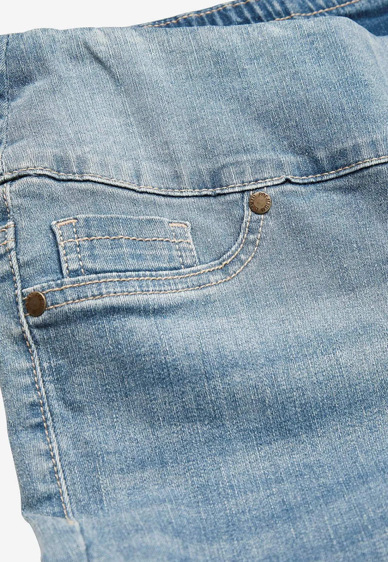 Høj Talje|Flere Længder-Cellbes of Sweden Elastisk jegging med høj elastisk talje Elin Lyseblå / Denim