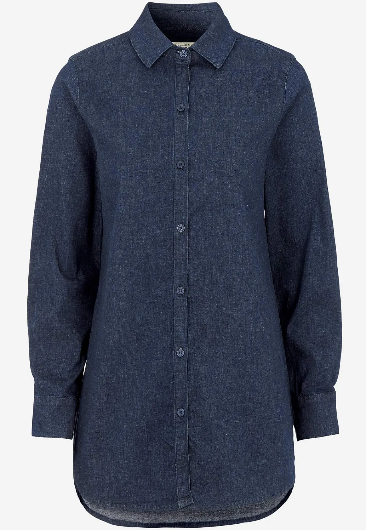 Denim|Denim-Toppe-Cellbes of Sweden Elastisk tunika i denim Mørkeblå / Denim