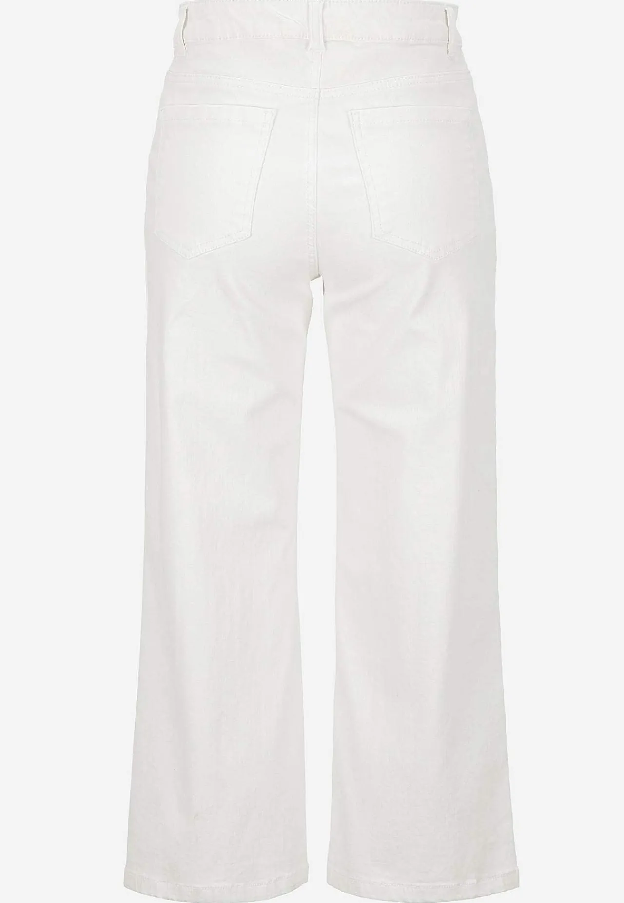 Forårsbukser|Ankelbukser-Cellbes of Sweden Elastiske ankeljeans Hvid / Denim