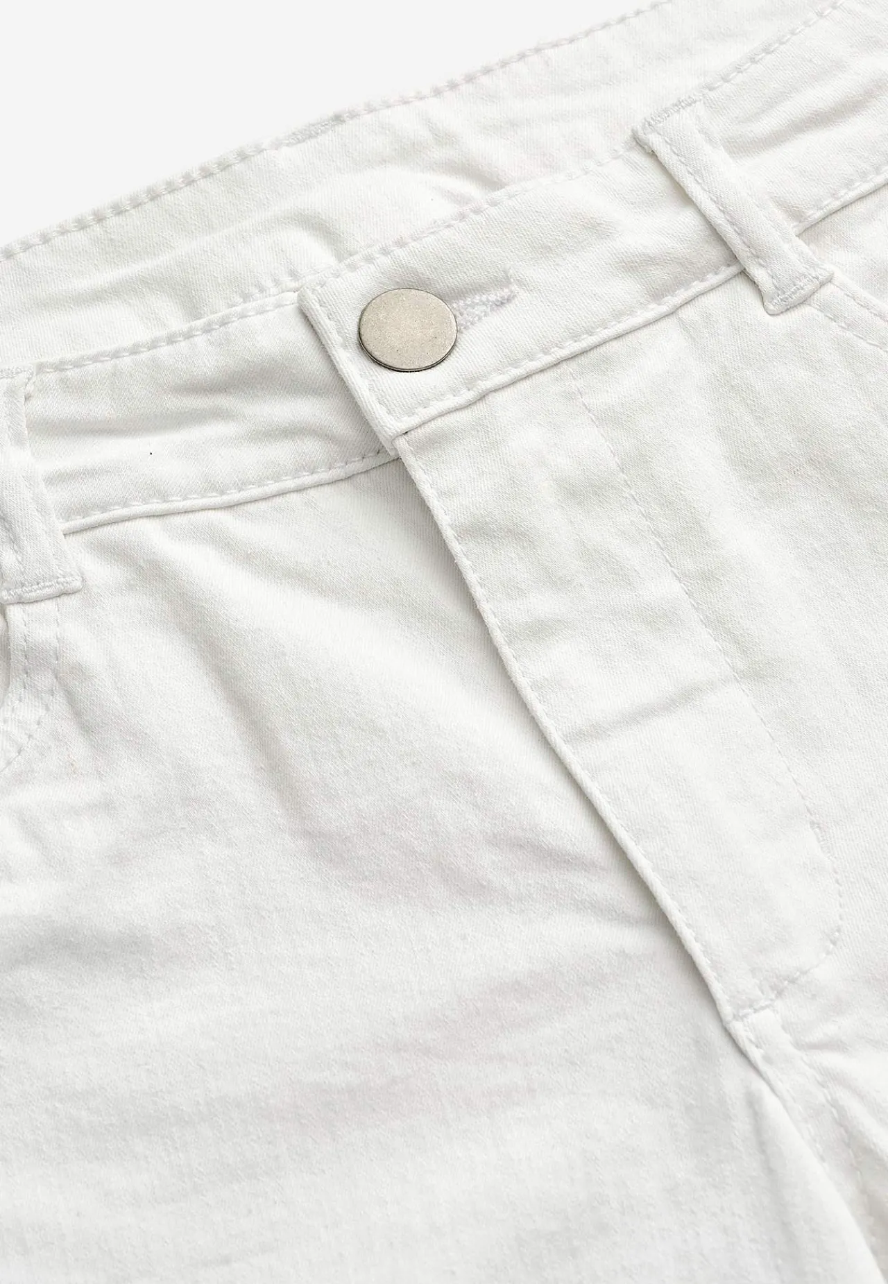 Forårsbukser|Ankelbukser-Cellbes of Sweden Elastiske ankeljeans Hvid / Denim
