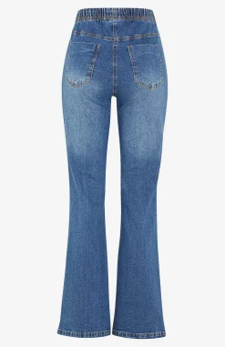 Høj Talje|Flere Længder-Cellbes of Sweden Elastiske jeggings Mørkeblå