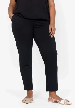 Ankelbukser|Trikobukser-Wasabiconcept Elastiske jerseybukser Sort