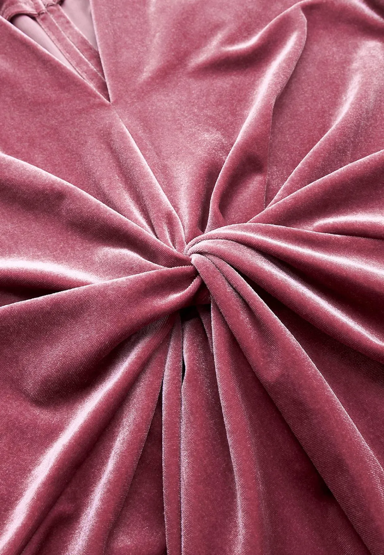 Festkjoler|Festkjoler-Johanna Toftby x Cellbes Elegant kaftankjole i velour Mørk gammelrosa