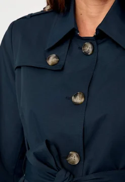 Forårsjakker|Trenchcoats-Cellbes of Sweden Enkeltradet trenchcoat Blå