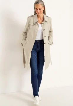 Forårsjakker|Trenchcoats-Cellbes of Sweden Enkeltradet trenchcoat Beige