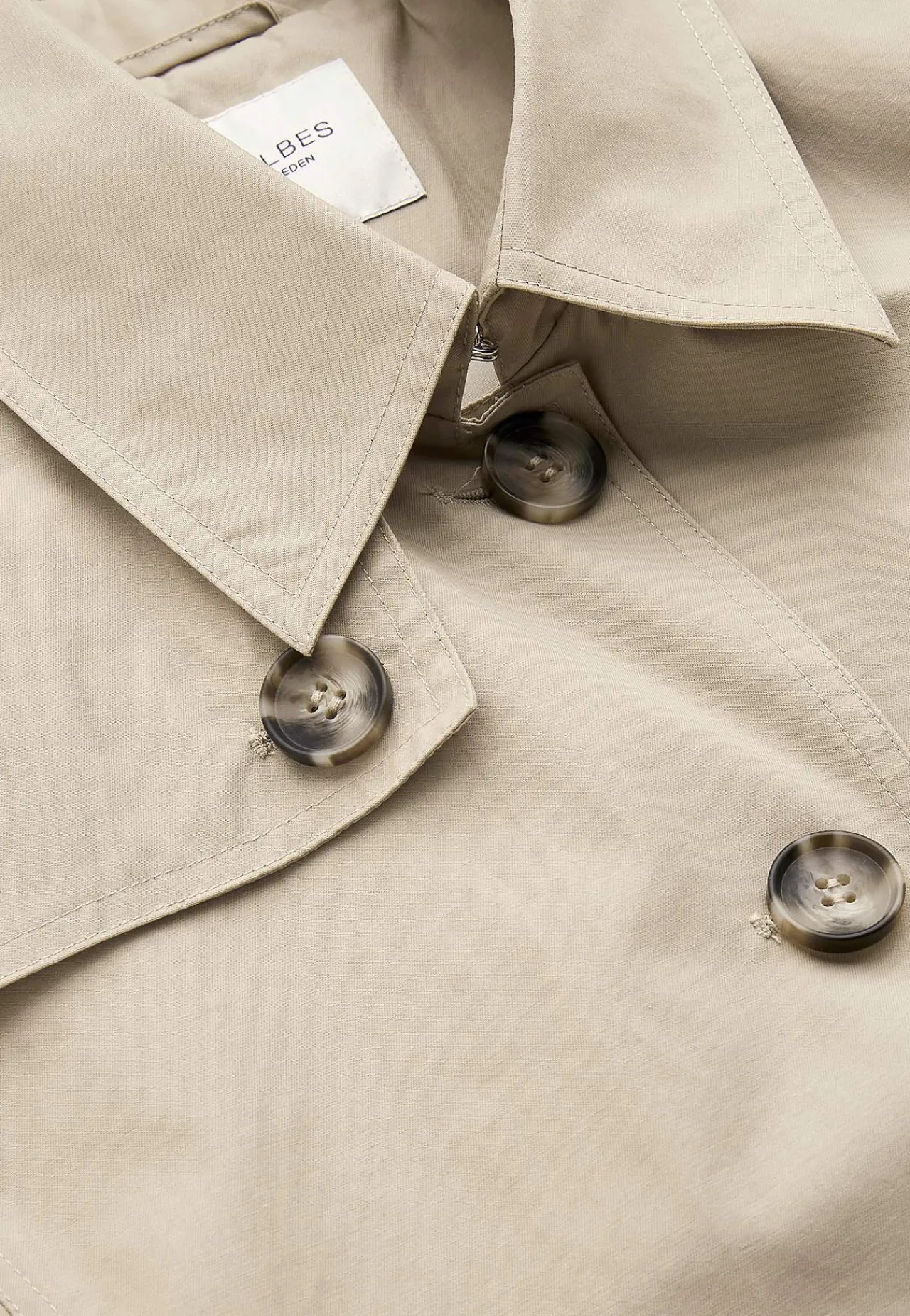 Forårsjakker|Trenchcoats-Cellbes of Sweden Enkeltradet trenchcoat Beige