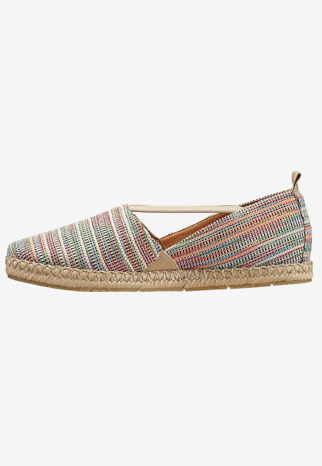 Flade Sko|Bred Læst-Tamaris Espadrillos med remme Flerfarvet