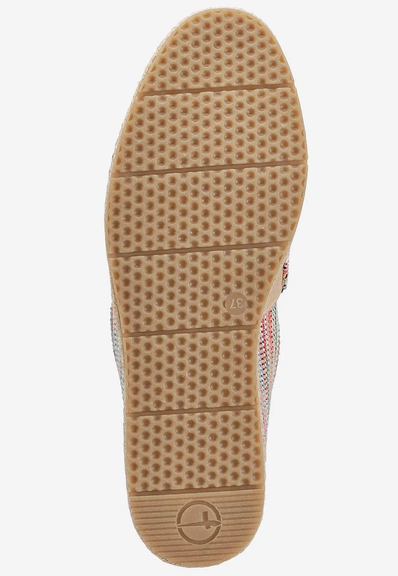 Flade Sko|Bred Læst-Tamaris Espadrillos med remme Flerfarvet