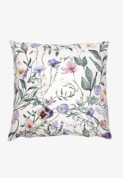Pudebetræk & Inderpuder-Fondaco Fløjlspudebetræk med blomstermønster Offwhite / Blomstret
