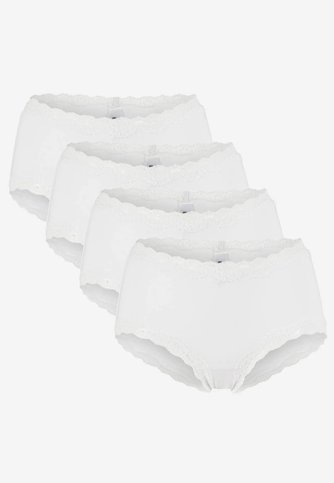Undertøj|Flerpak Undertøj- Hipstertrusse med blonde 4-pack Hvid