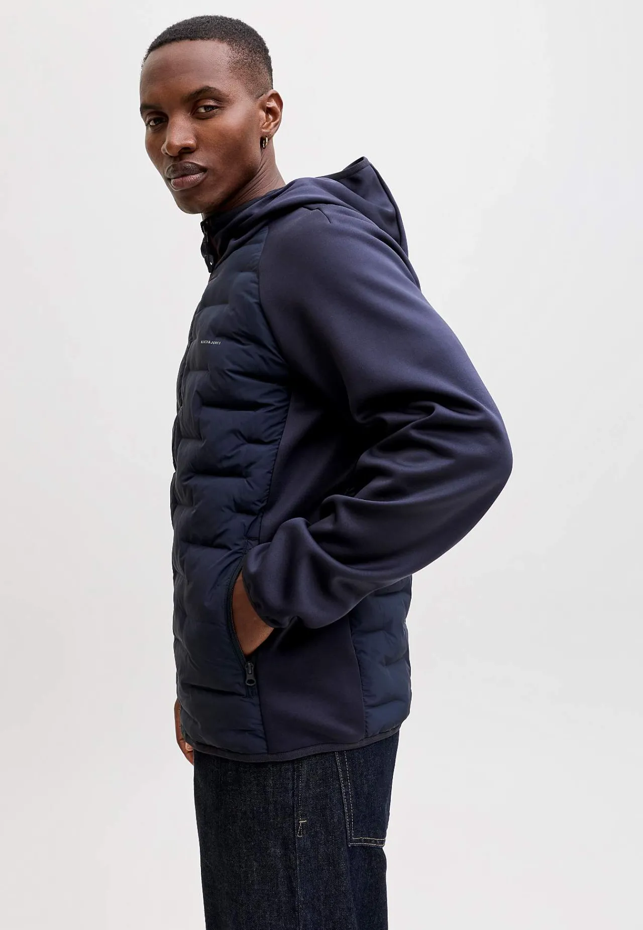 Jakker Og Veste-JACK & JONES Hybridjakke med hætte | Cellbes