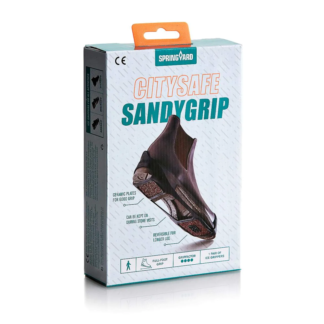 Pigsko-Springyard Isgriberedskaber SandyGrip Citysafe Sort