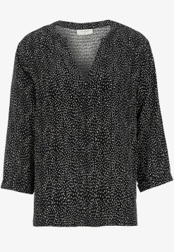 Bluser-Freequent Jacquardvævet bluse | Cellbes