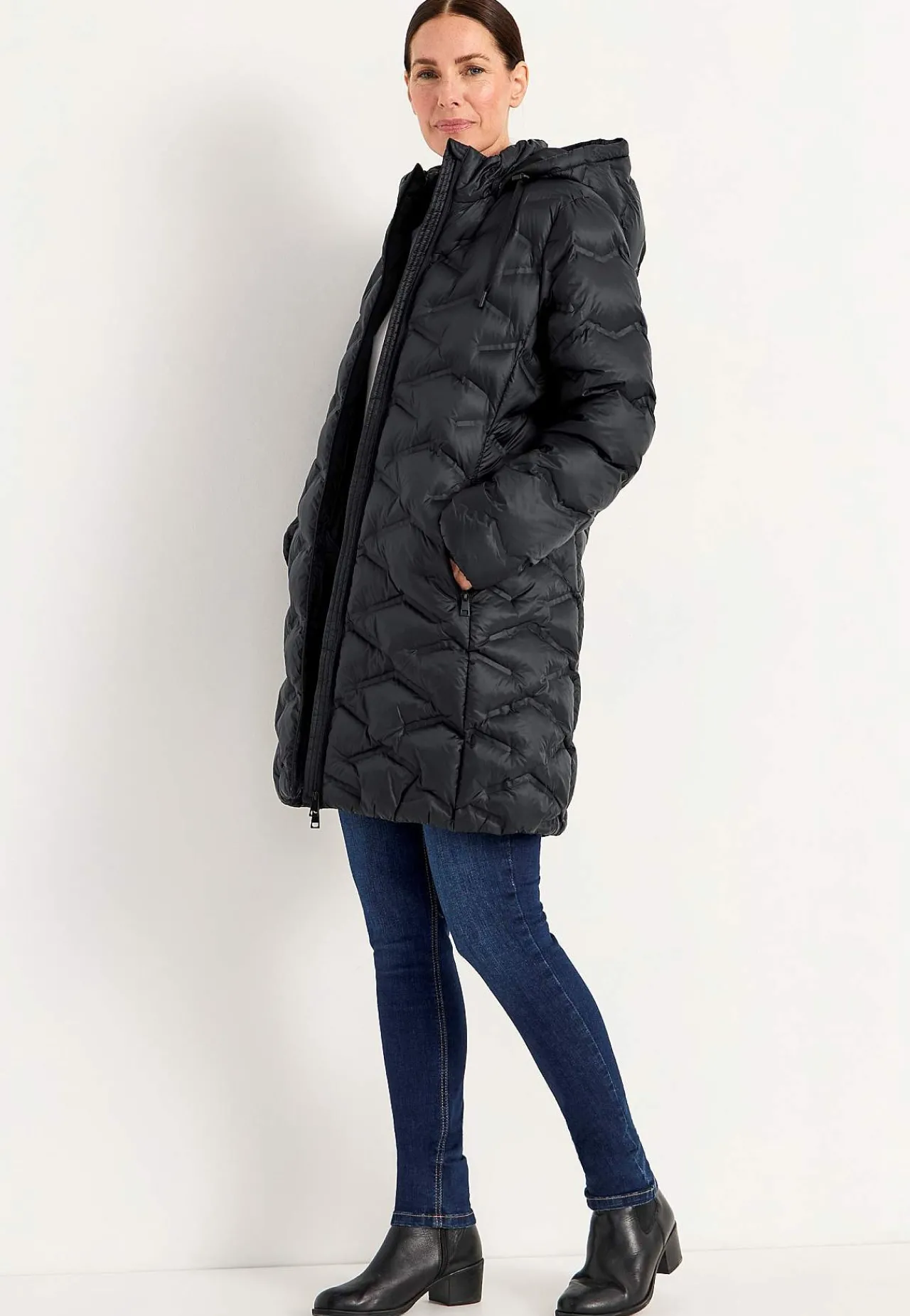 Letvægtsjakker|Quiltet Jakke-Cellbes of Sweden Jakke med hætte | Cellbes