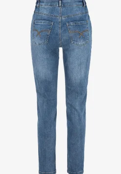 Flere Længder|Straight Fit- Jeans med elastik i siderne Elsa | Cellbes