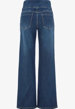 Vide Bukser|Lige Bukser-Cellbes of Sweden Jeans med høj elastisk talje Elisa Mellemblå Denim
