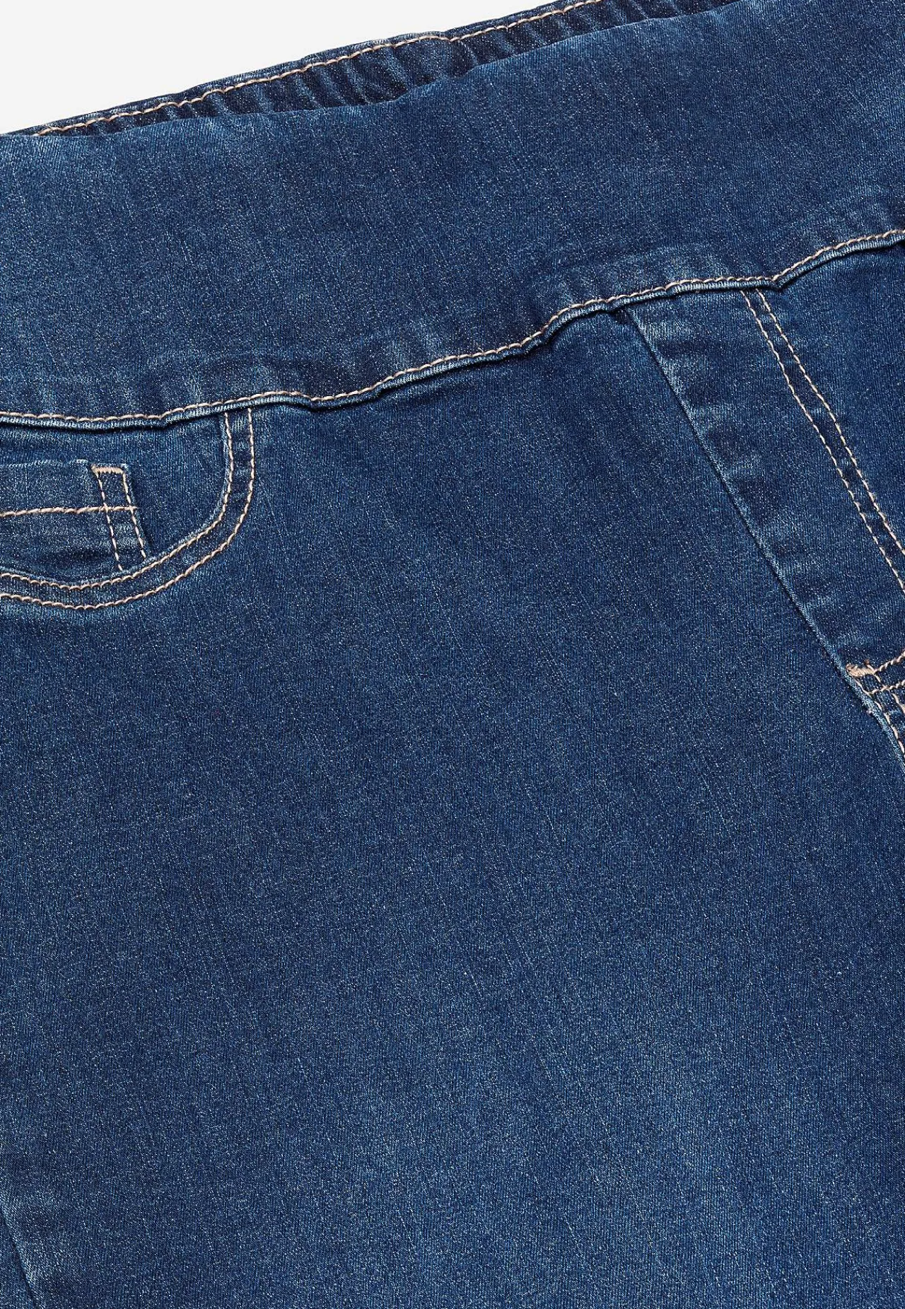 Vide Bukser|Lige Bukser-Cellbes of Sweden Jeans med høj elastisk talje Elisa Mellemblå Denim