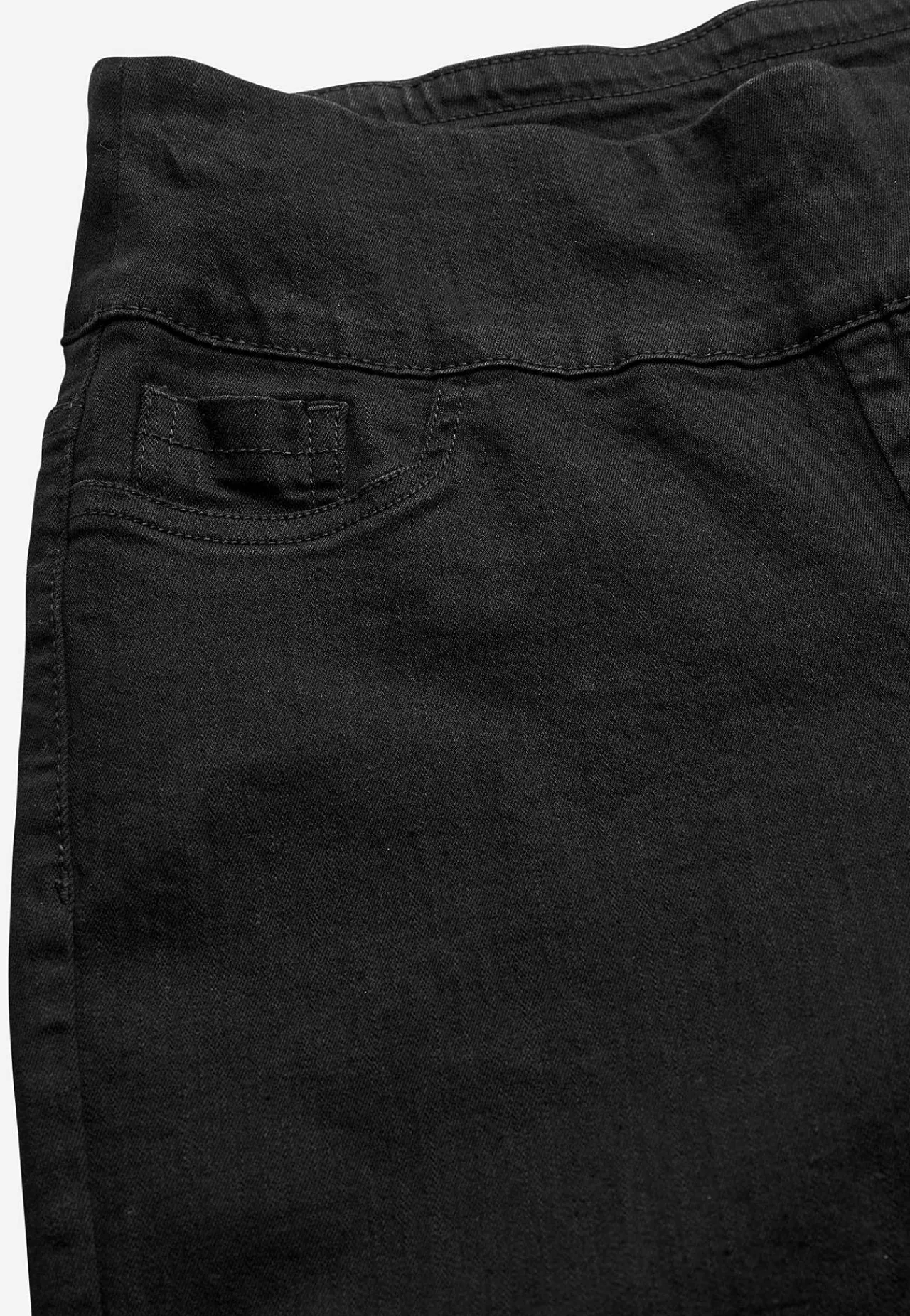 Vide Bukser|Lige Bukser-Cellbes of Sweden Jeans med høj elastisk talje Elisa Sort denim
