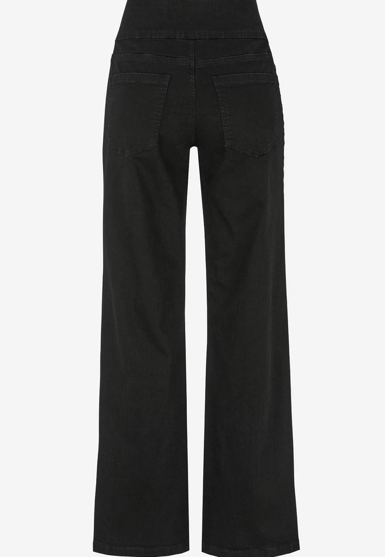 Vide Bukser|Lige Bukser-Cellbes of Sweden Jeans med høj elastisk talje Elisa Sort denim