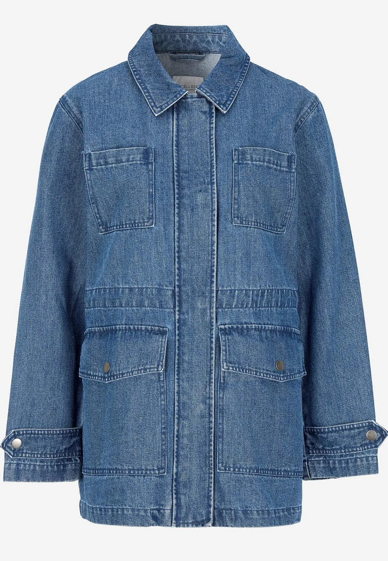 Forårsjakker|Denimjakker- Jeansjakke med lynlås | Cellbes