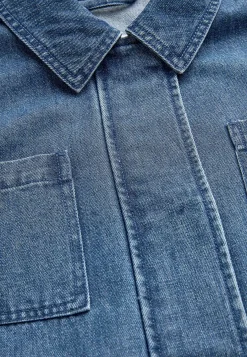 Forårsjakker|Denimjakker- Jeansjakke med lynlås | Cellbes
