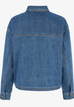 Forårsjakker|Denimjakker-Cellbes of Sweden Jeansjakke uden stræk Mellemblå Denim