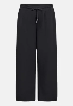 Ankelbukser|Vide Bukser-Wasabiconcept Jerseybukser i superblødt modalmiks Sort