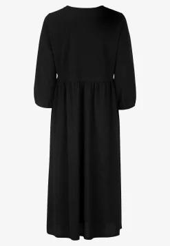 Midikjoler-Cellbes of Sweden Jerseykjole med strukturmønster Sort