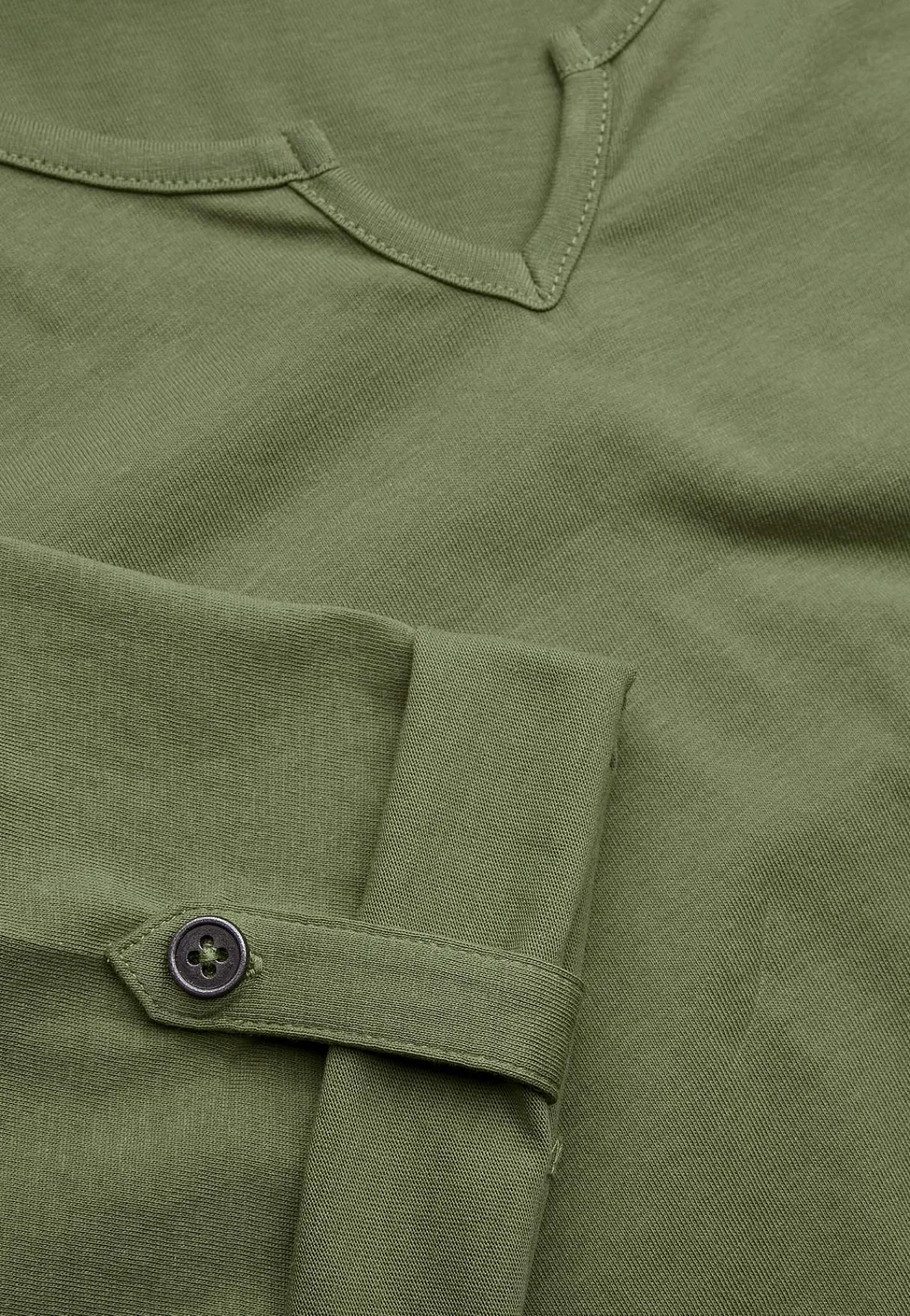 Toppe-Cellbes of Sweden Jerseytop med 3/4 lange ærmer Kakigrøn