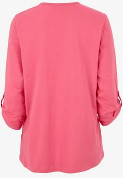 Toppe-Cellbes of Sweden Jerseytop med 3/4 lange ærmer Mørk rosa