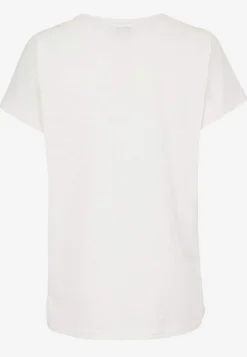 Toppe|T-Shirts-Cellbes of Sweden Jerseytop med korte ærmer Hvid / Blå / Blomstret
