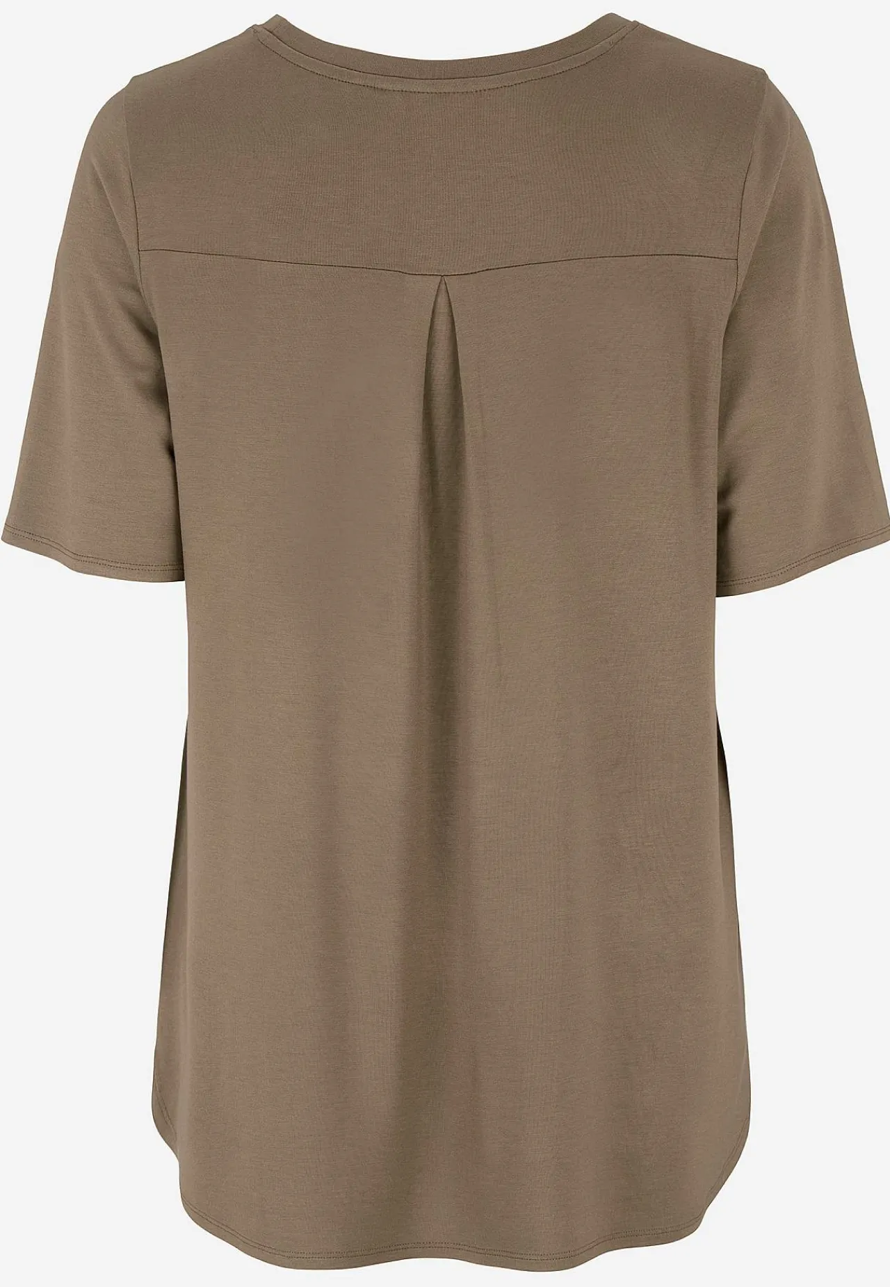 Toppe|T-Shirts-Cellbes of Sweden Jerseytop med korte ærmer Nougat / Ensfarvet