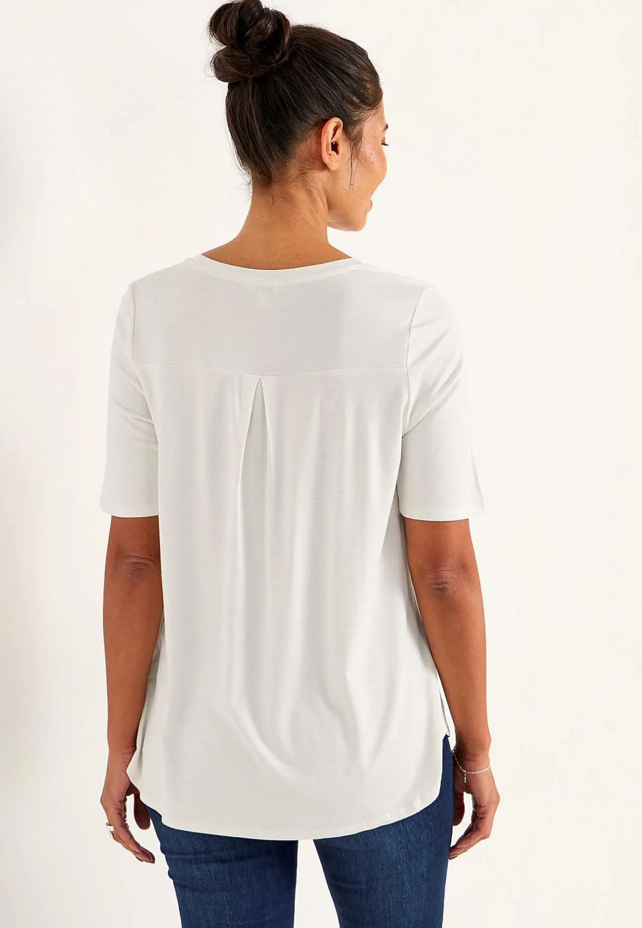 Toppe|T-Shirts- Jerseytop med korte ærmer Hvid