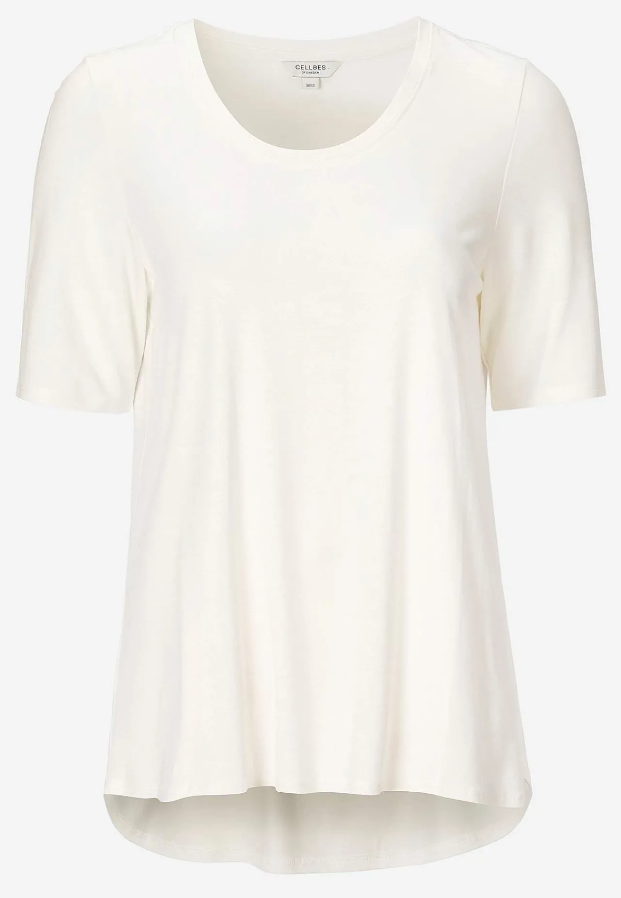 Toppe|T-Shirts- Jerseytop med korte ærmer Hvid