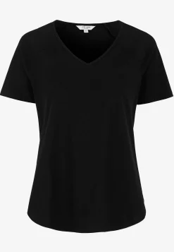 Toppe|T-Shirts-Cellbes of Sweden Jerseytop med raglanærme Alex 2-pack Kakigrøn + Sort