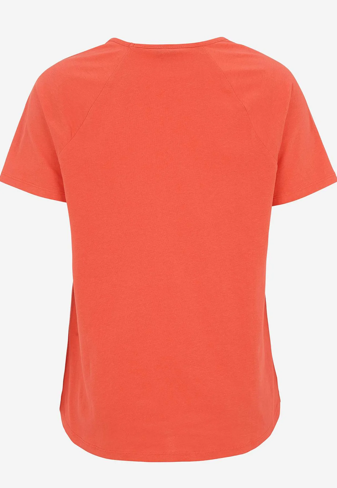 Toppe|T-Shirts- Jerseytop med raglanærme Alex 2-pack Mørk koral + Hvid