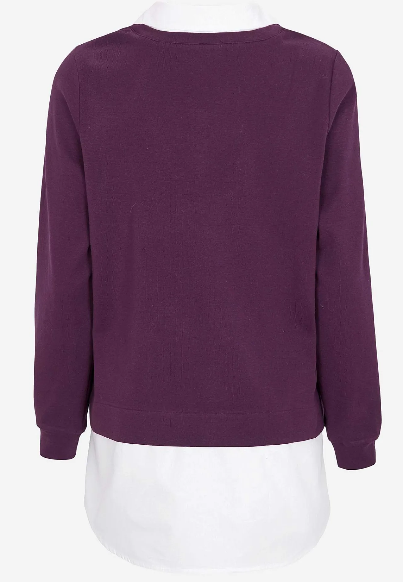 Toppe-Cellbes of Sweden Jerseytop med syet skjorte krave Blomme
