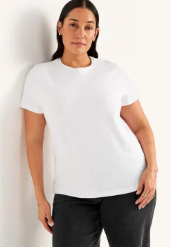 Toppe|T-Shirts- Jerseytop 2-pack Hvid + Sort