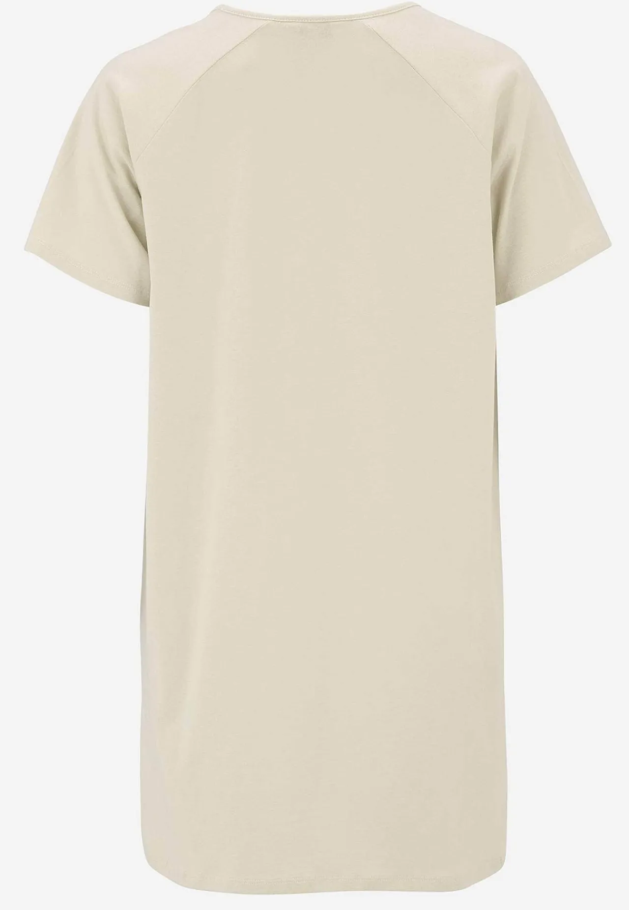 Mønstrede|Ærmeløs Og Kortærmet- Jerseytunika i økologisk bomuld 2-pack Sort / Mønstret + Lys beige