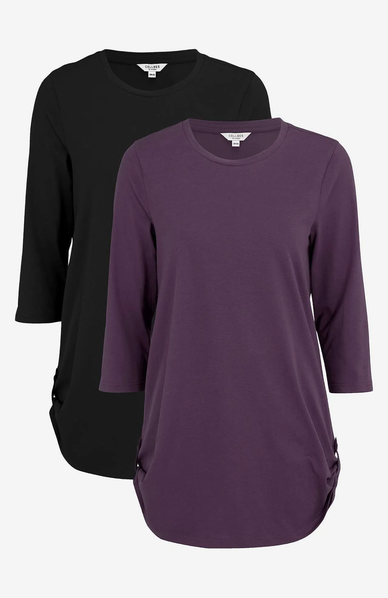 3/4 Ærmet|Toppe-Cellbes of Sweden Jerseytunika med 3/4 ærme Alexia 2-pack | Cellbes