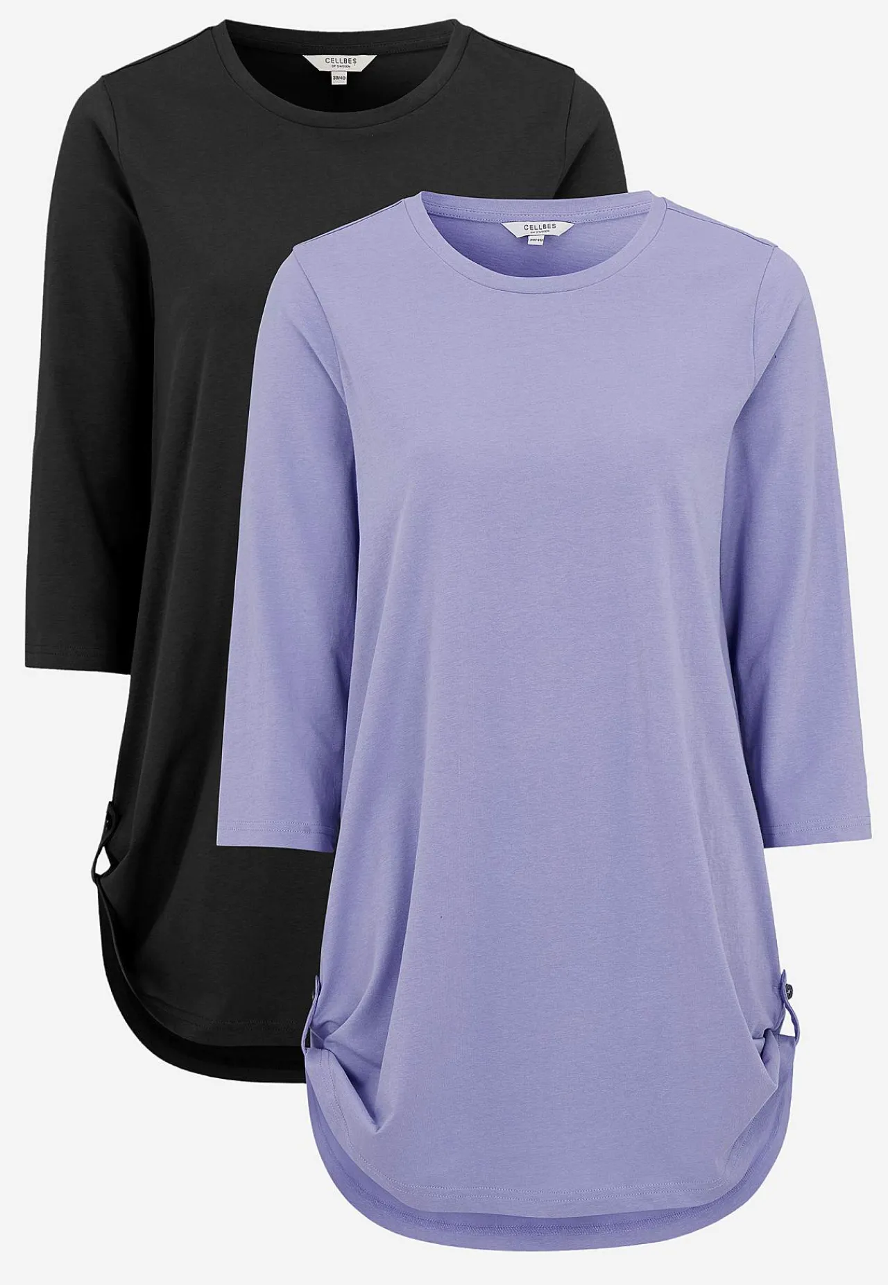 3/4 Ærmet|Toppe-Cellbes of Sweden Jerseytunika med 3/4 ærme Alexia 2-pack | Cellbes