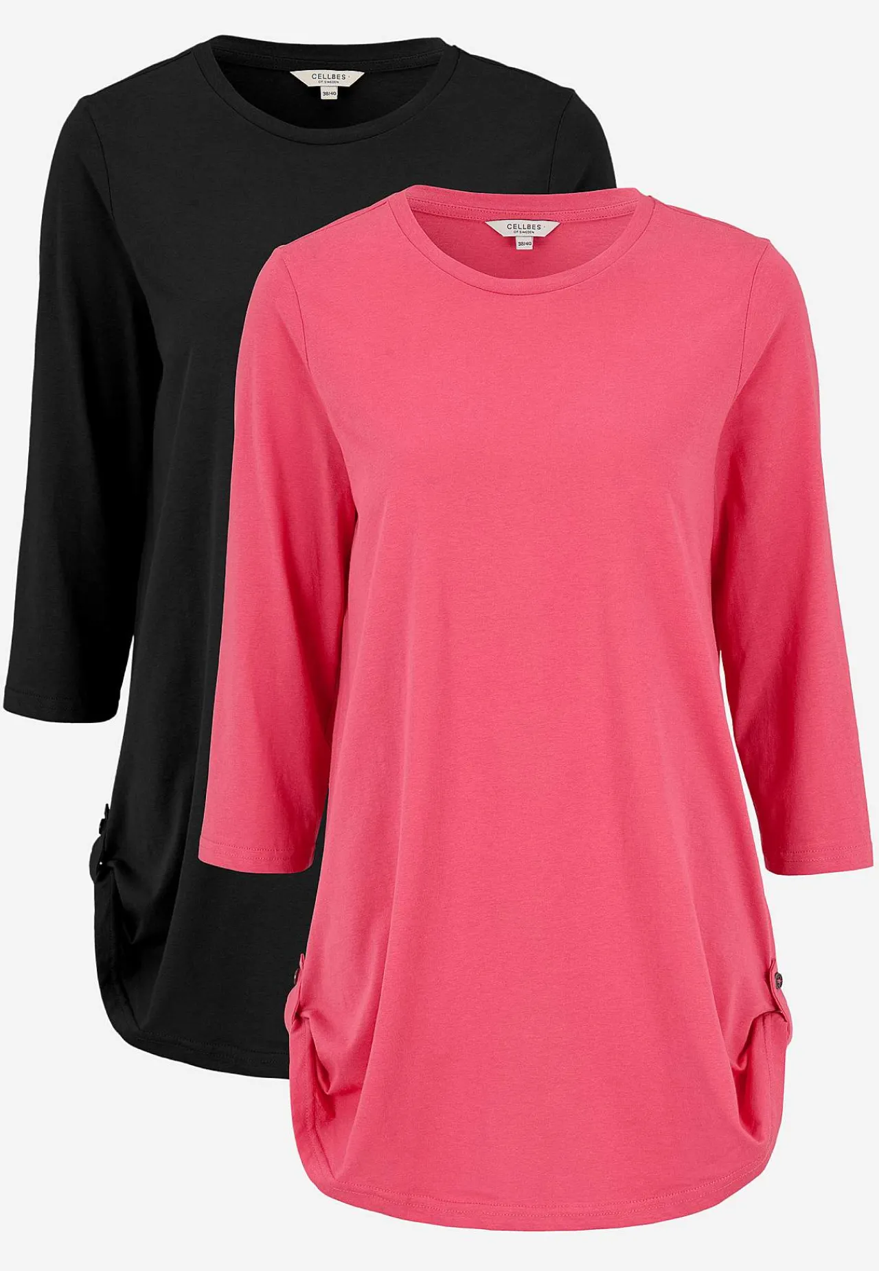 3/4 Ærmet|Toppe-Cellbes of Sweden Jerseytunika med 3/4 ærme Alexia 2-pack | Cellbes