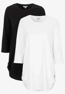 3/4 Ærmet|Toppe-Cellbes of Sweden Jerseytunika med 3/4 ærme Alexia 2-pack Hvid + Sort