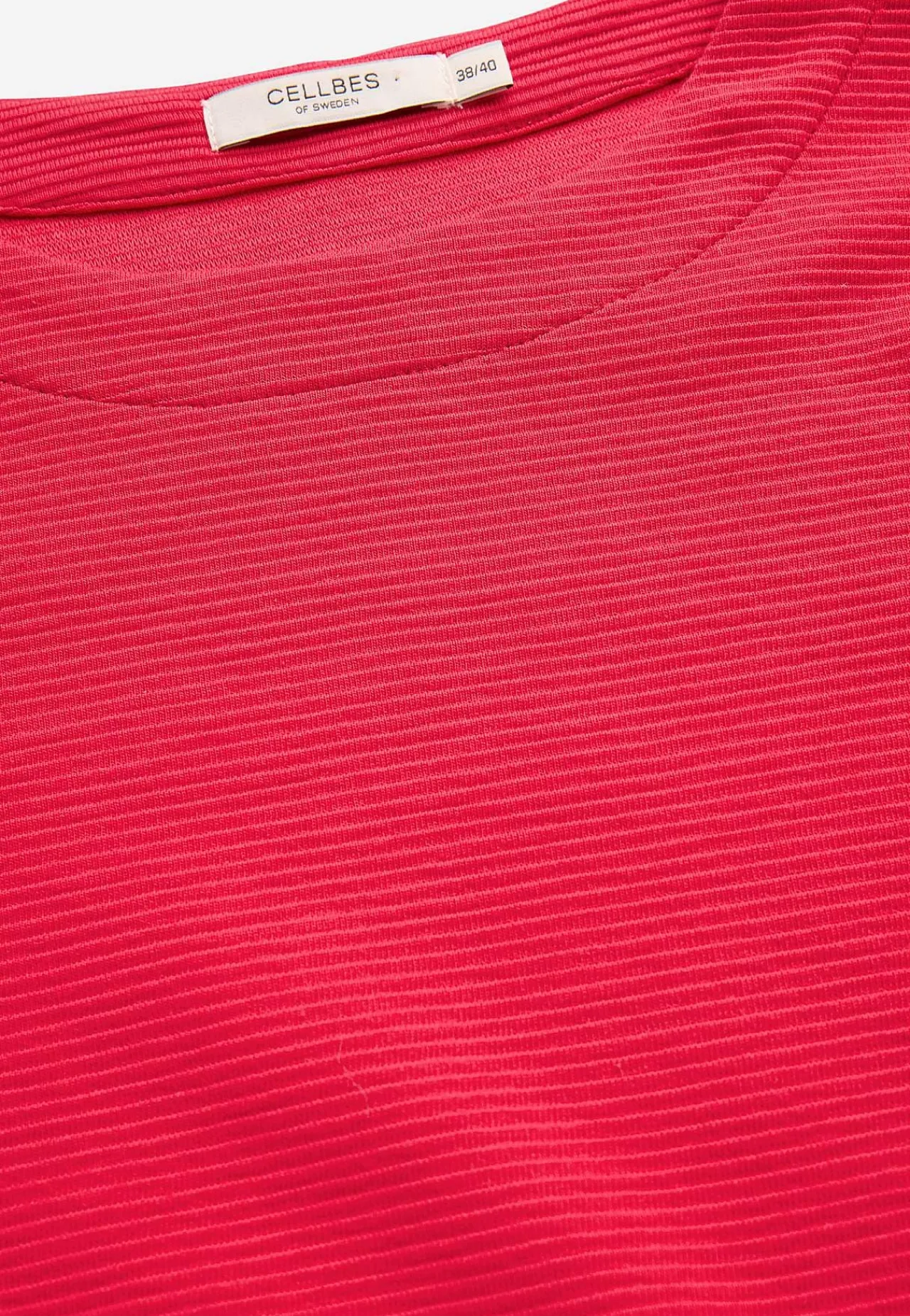 3/4 Ærmet- Jerseytunika med slidser Cerise