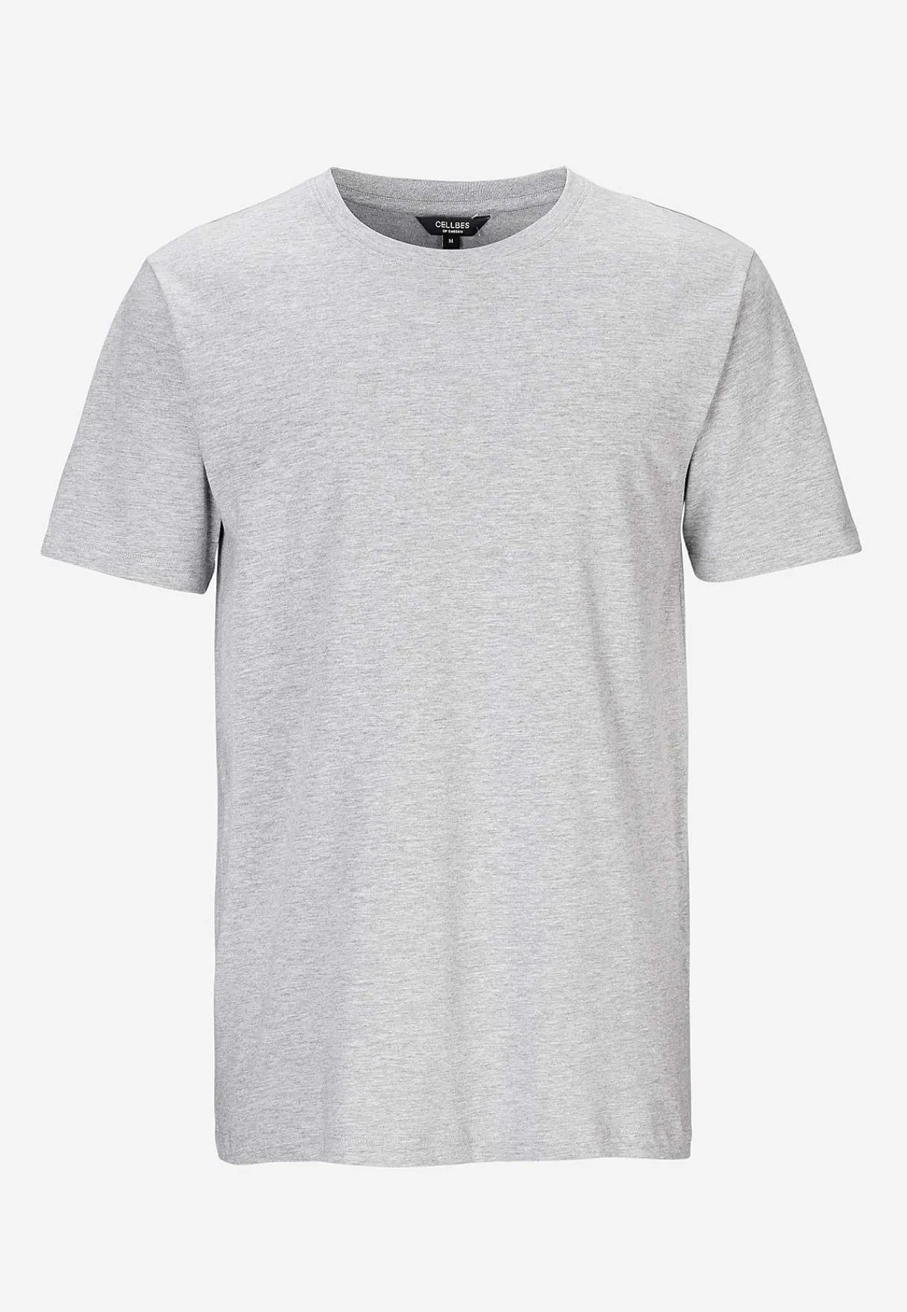 T-Shirts-Cellbes of Sweden Klassisk t-shirt 2-pack Blåmeleret + Gråmeleret