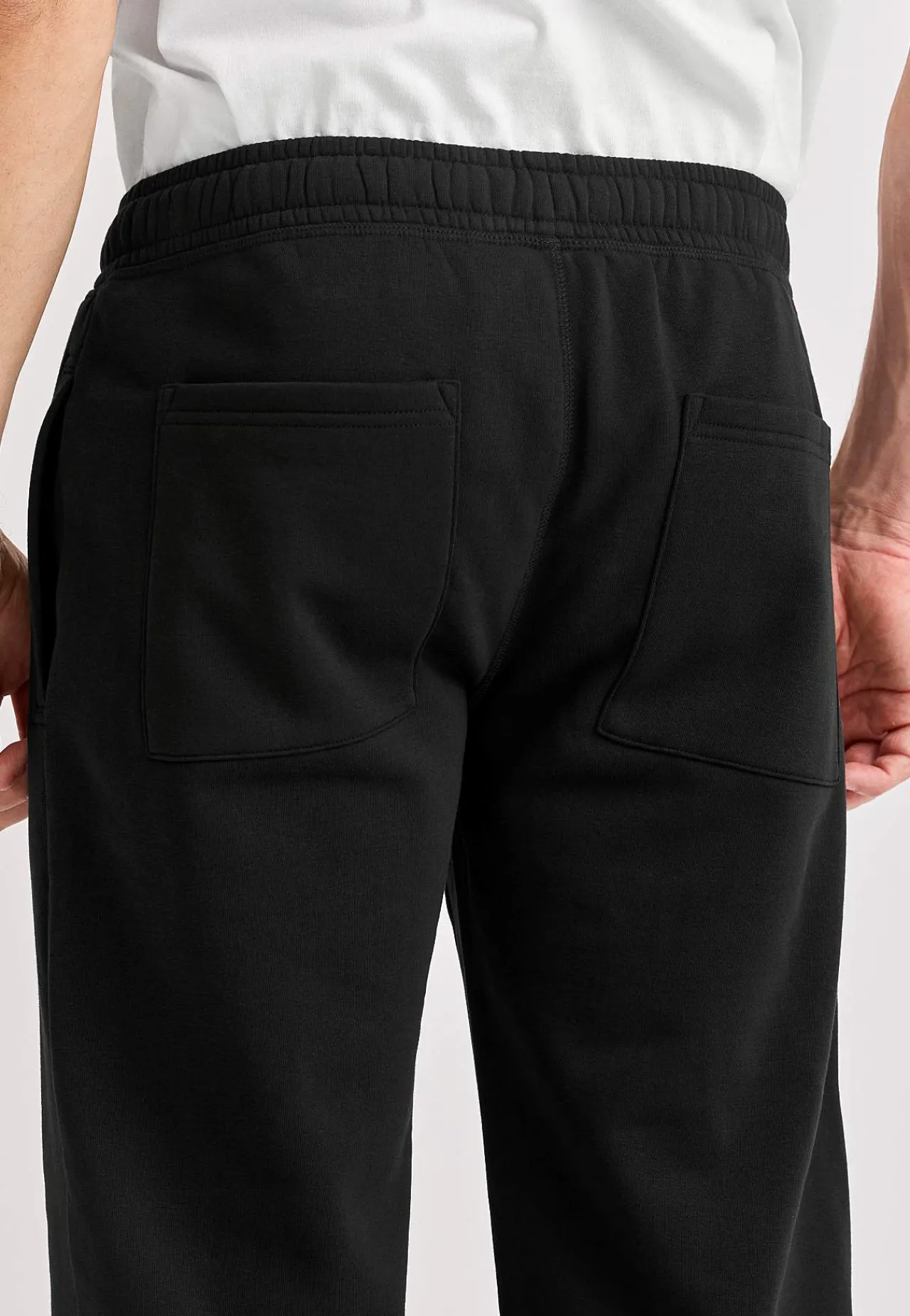 Bukser|Bukser- Komfortable joggingbukser med baglommer Sort