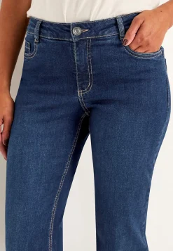 Straight Fit|Stretch Jeans-Cellbes of Sweden Komfortable stretchjeans med lige ben Mellemblå / Denim